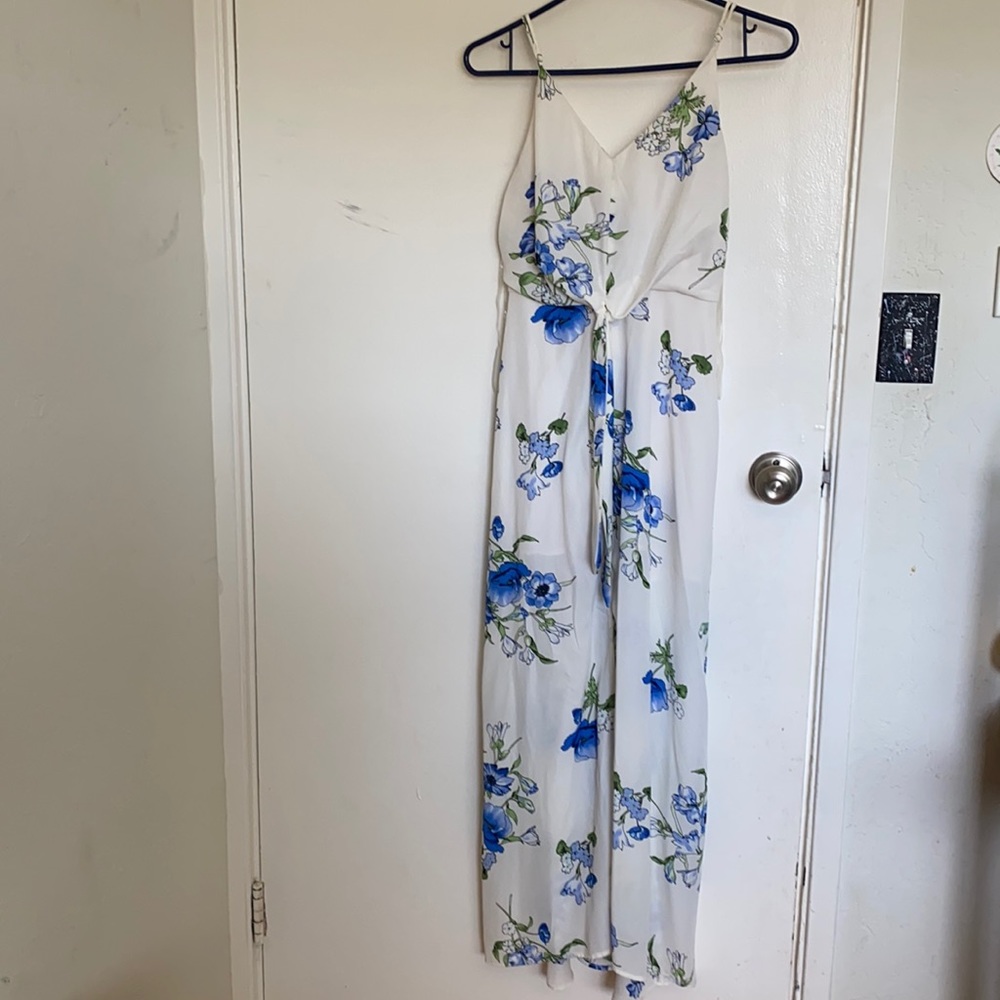 Lush White Floral Dress